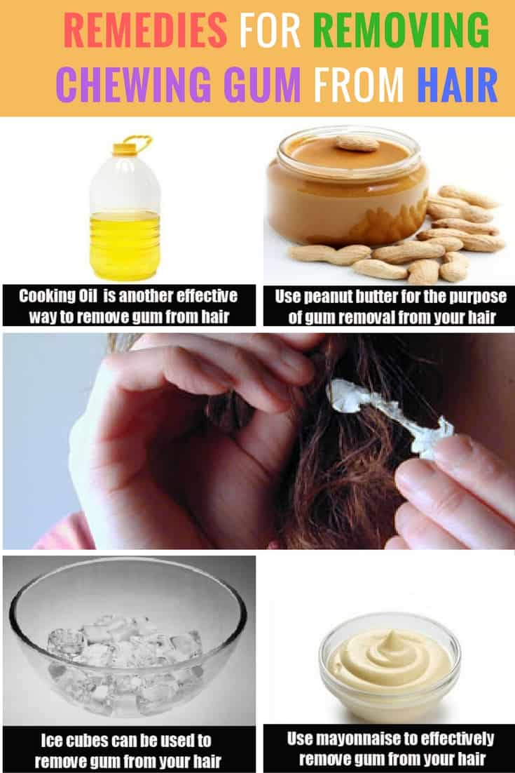 DIY Home Remedies For Removing Chewing Gum