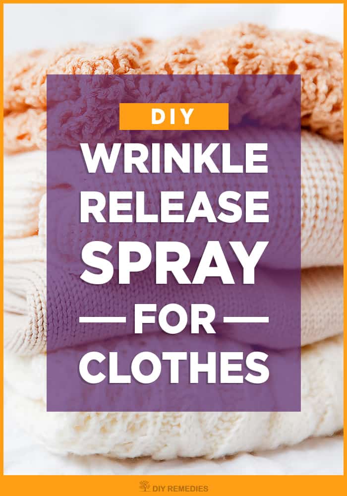 DIY Wrinkle Release Spray for Clothes