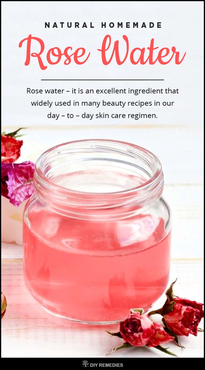 hair removal permanent facials DIY Natural Homemade Rose Water