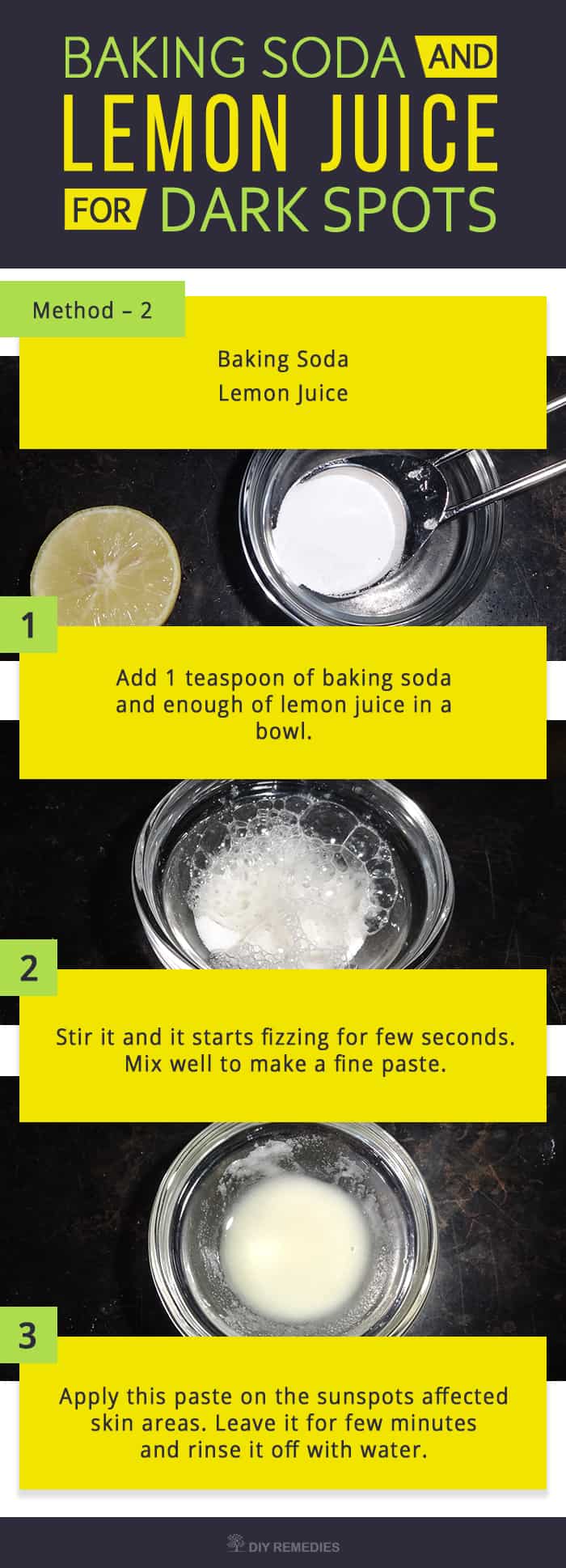 How to use Baking Soda for Dark Spots