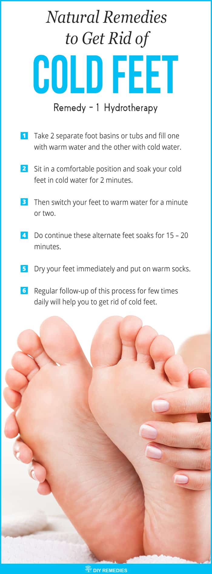 Natural Remedies to Get Rid of Cold Feet
