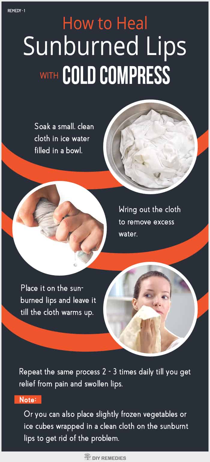 How to Heal Sunburned Lips Naturally