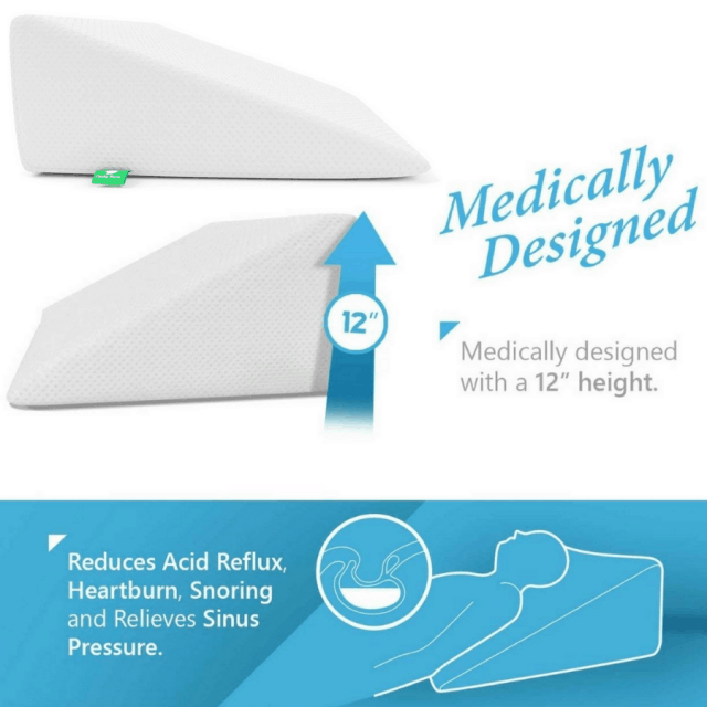 Top 10 Best Rated Wedge Pillows For Acid Reflux [2018 Updated]